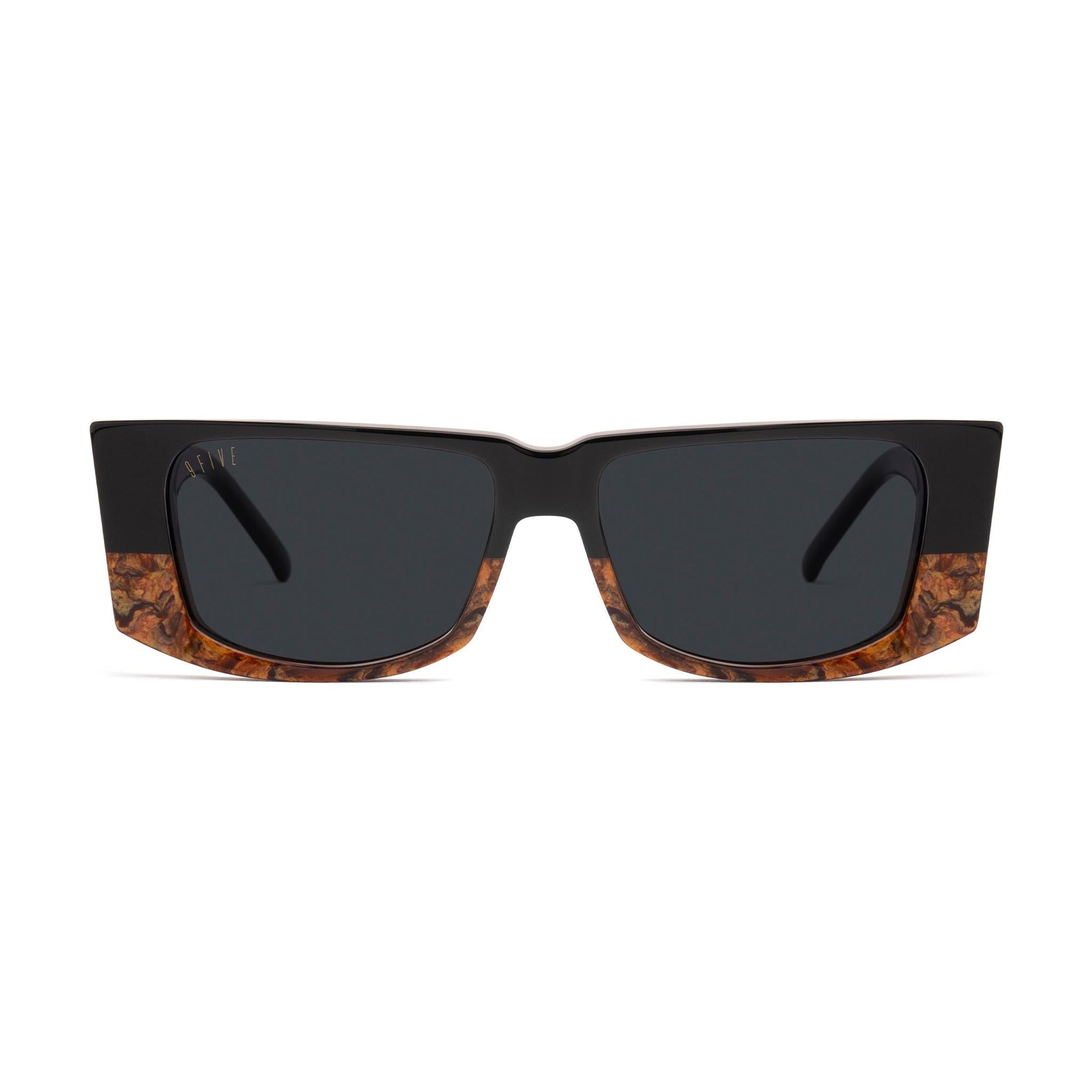 9FIVE Angelo Gold Marble & 24K Gold Sunglasses
