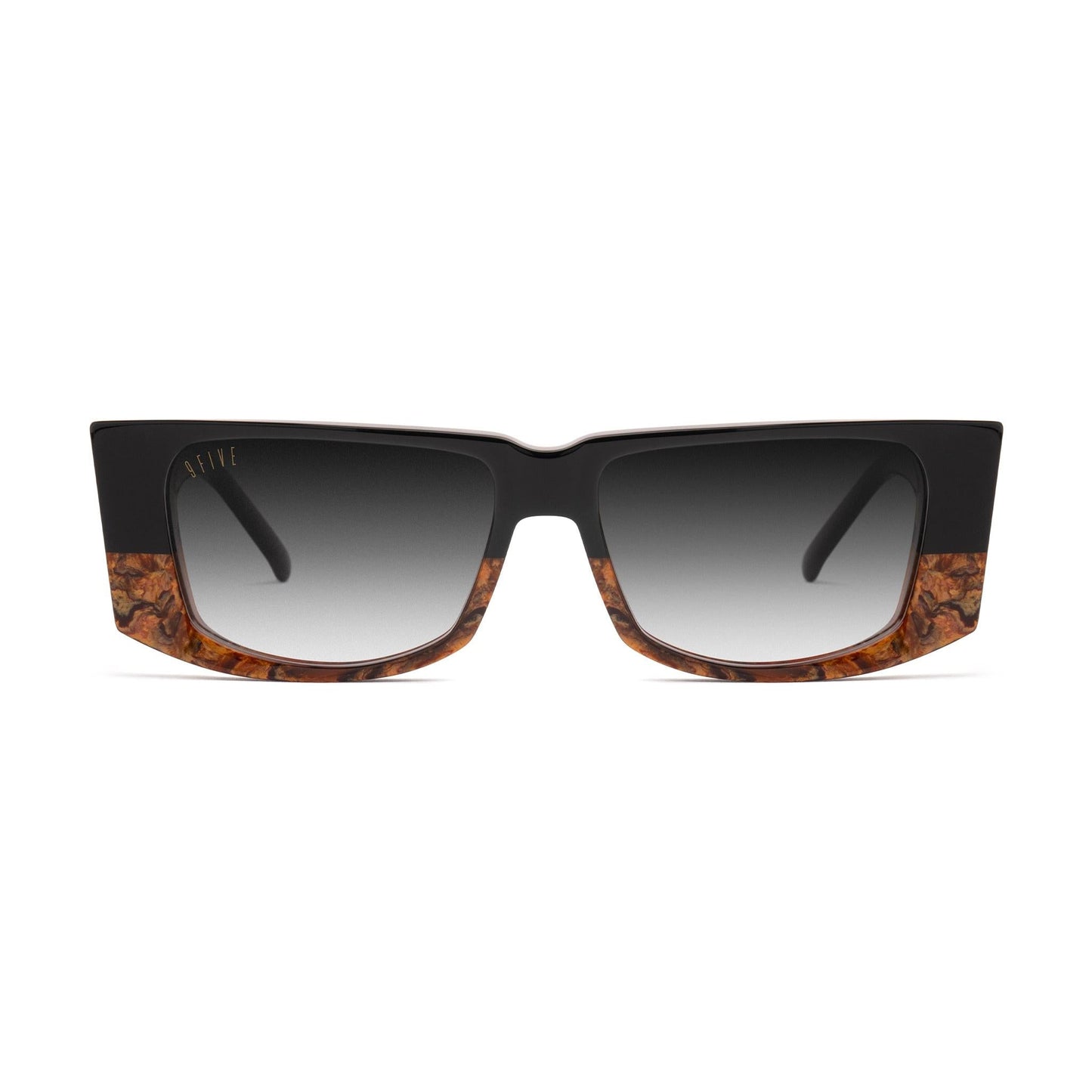 9FIVE Angelo Gold Marble & 24K Gold  - Gradient Sunglasses