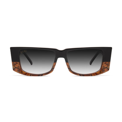 9FIVE Angelo Gold Marble & 24K Gold  - Gradient Sunglasses