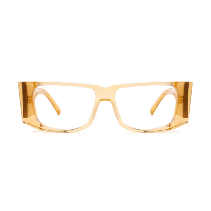 9FIVE Angelo Gold Snake Clear Lens Glasses