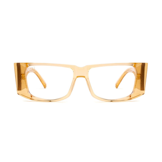 9FIVE Angelo Gold Snake Clear Lens Glasses