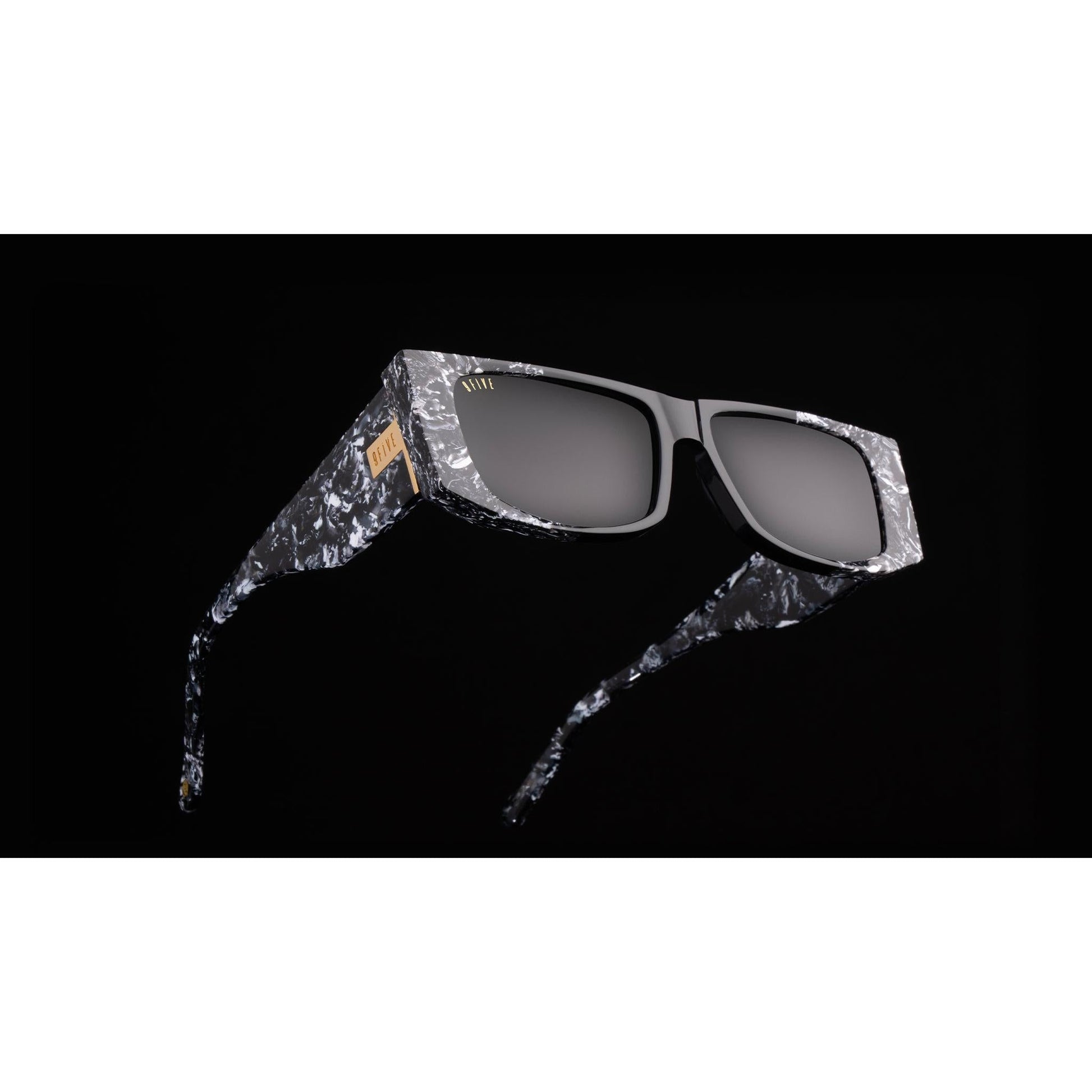 9FIVE Angelo Black & White Onyx Sunglasses