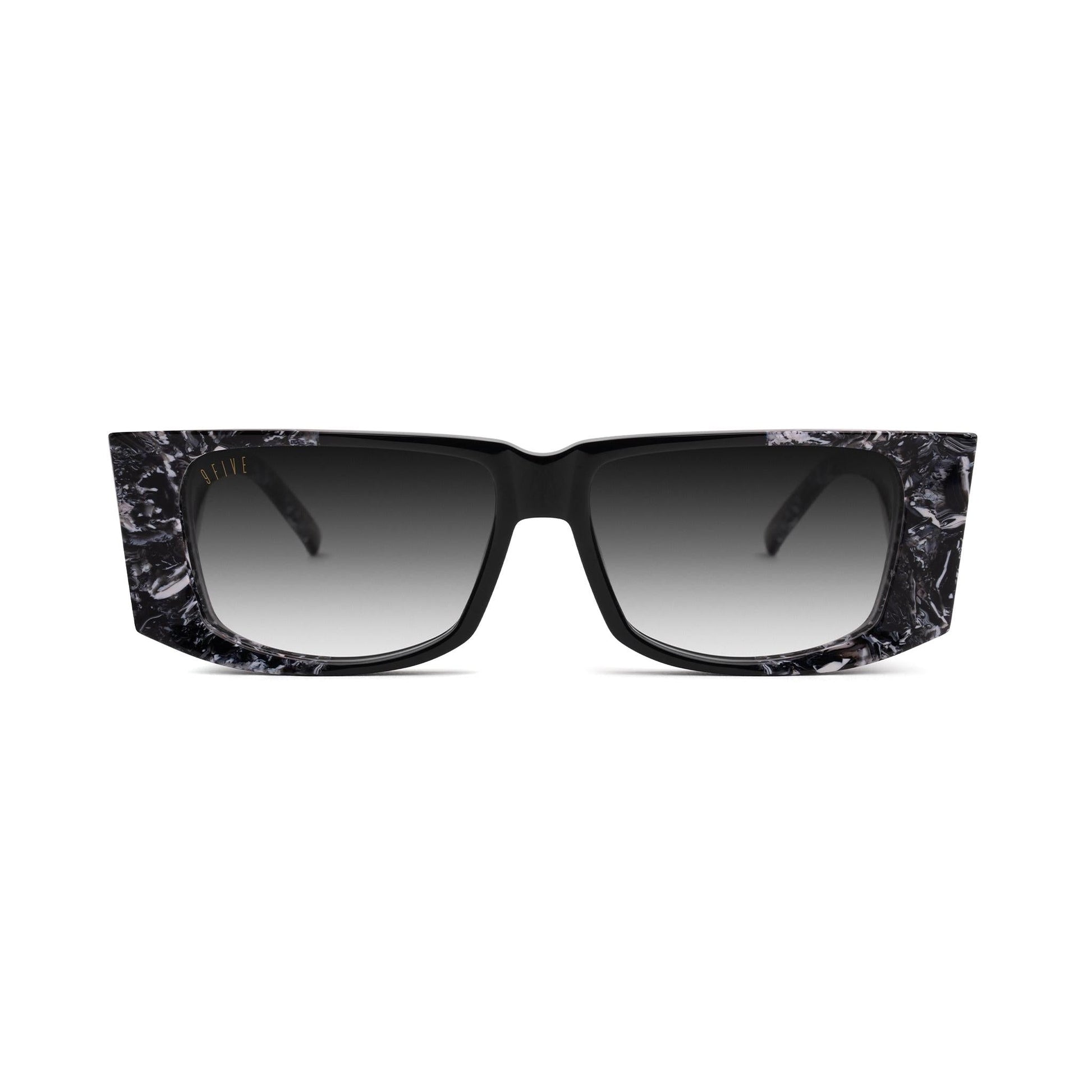 9FIVE Angelo Black & White Onyx - Gradient Sunglasses