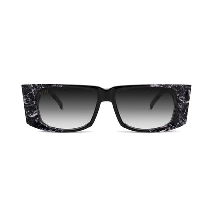 9FIVE Angelo Black & White Onyx - Gradient Sunglasses