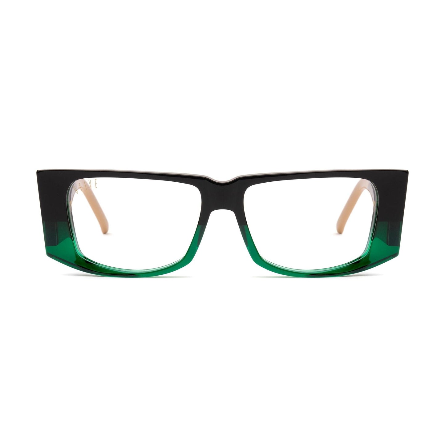 9FIVE Angelo Tundra Green Clear Lens Glasses