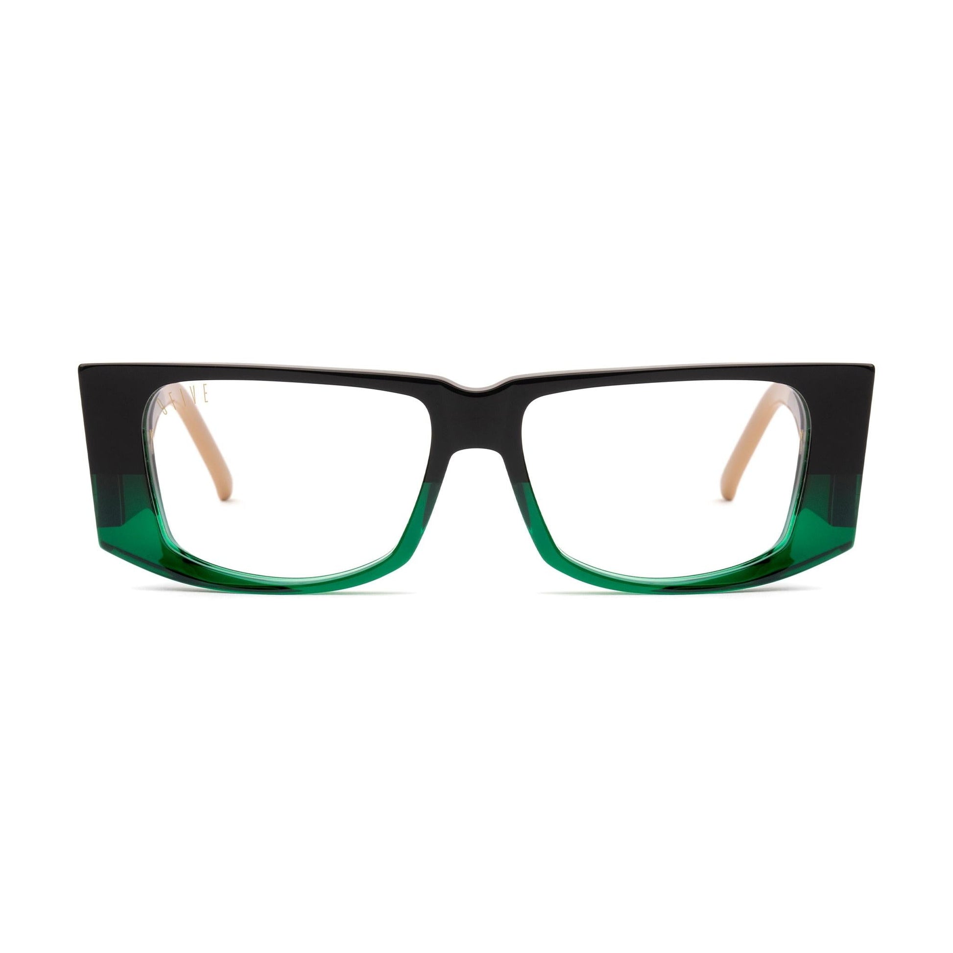 9FIVE Angelo Tundra Green Clear Lens Glasses