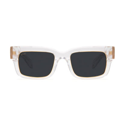 9FIVE Apex Crystal & 24K Gold Sunglasses