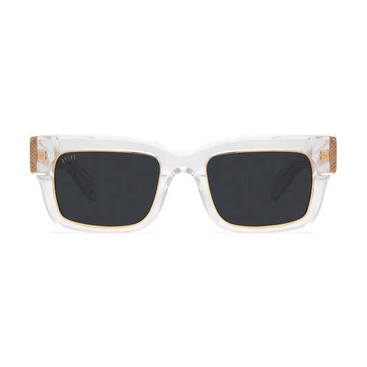 9FIVE Apex Crystal & 24K Gold Sunglasses