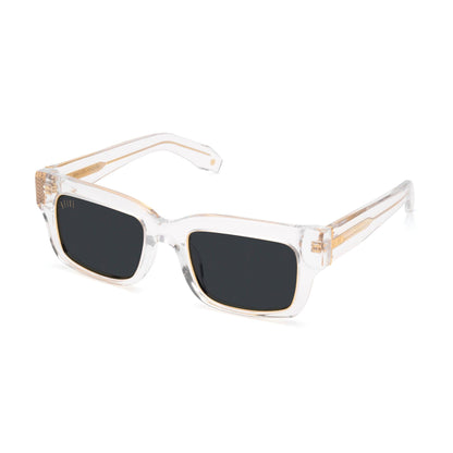 9FIVE Apex Crystal & 24K Gold Sunglasses
