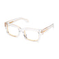 9FIVE Apex Crystal & 24K Gold Clear Lens Glasses