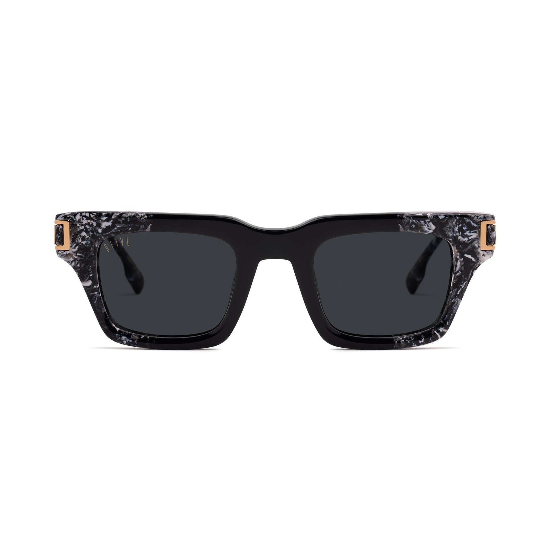 9FIVE Avenue Black & White Onyx Sunglasses