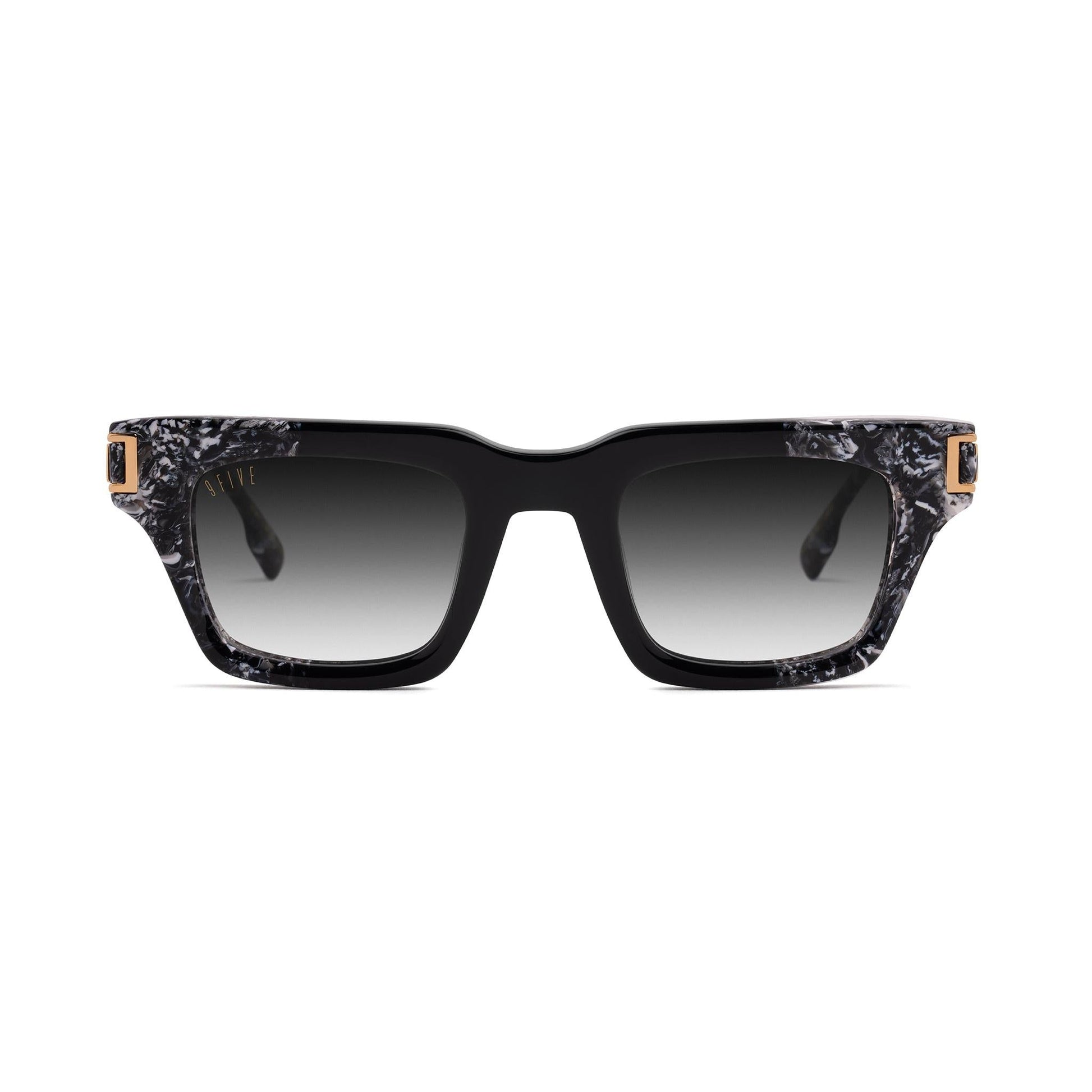 9FIVE Avenue Black & White Onyx - Gradient Sunglasses