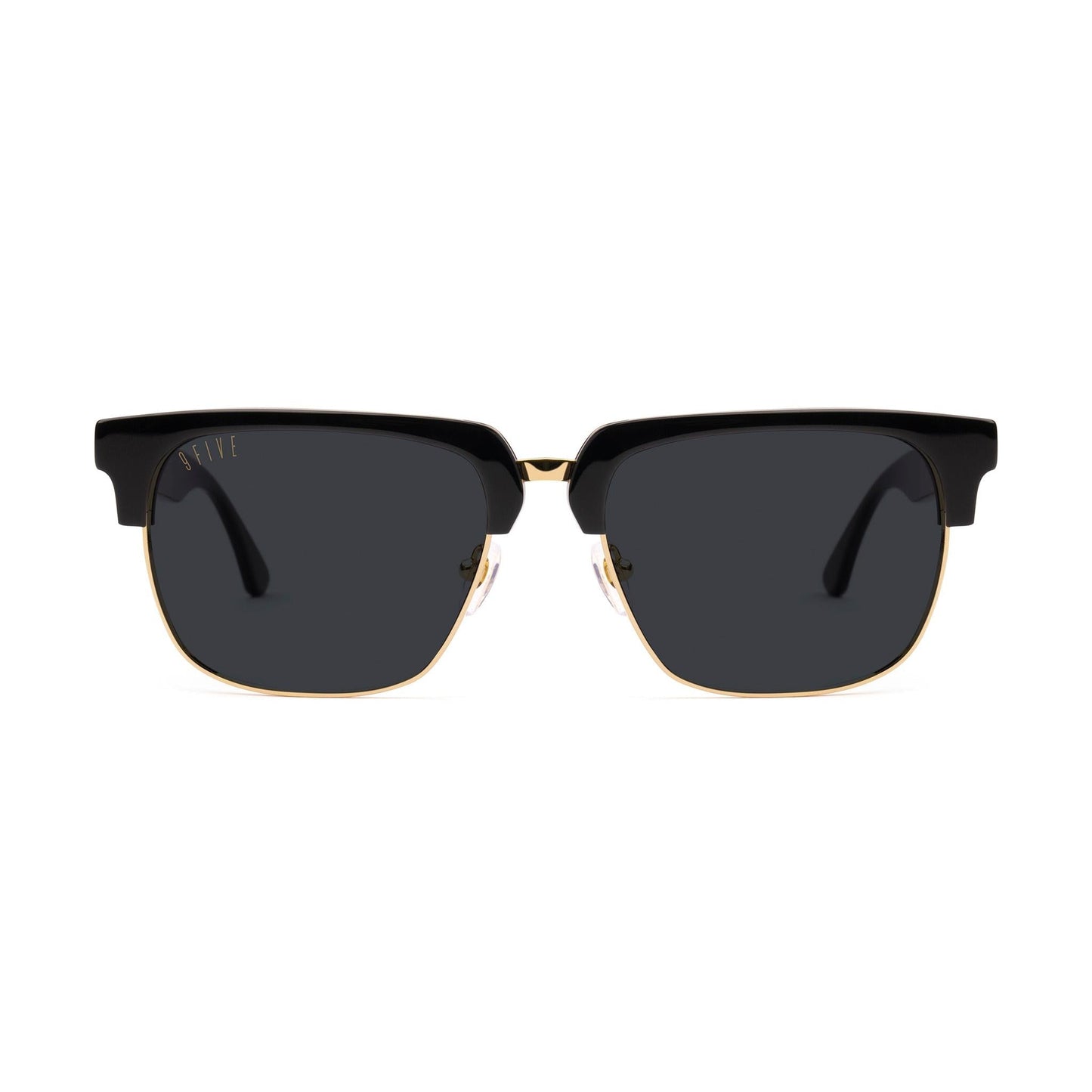 9FIVE Belmont Gold Marble & 24K Gold Sunglasses
