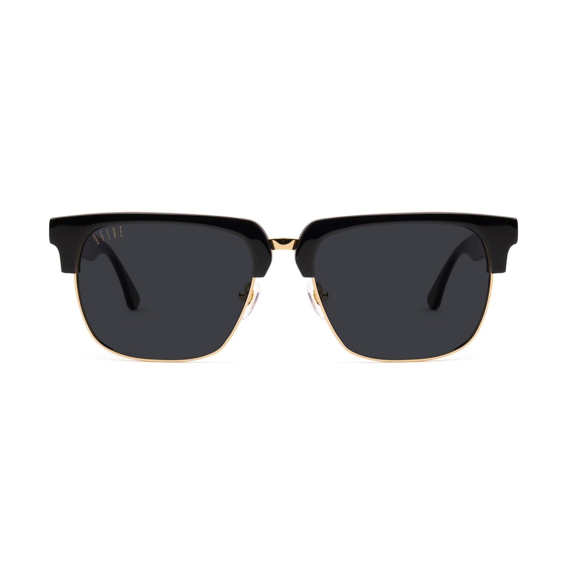 9FIVE Belmont Gold Marble & 24K Gold Sunglasses