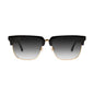 9FIVE Belmont Gold Marble & 24K Gold  - Gradient Sunglasses