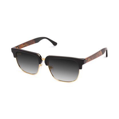 9FIVE Belmont Gold Marble & 24K Gold  - Gradient Sunglasses