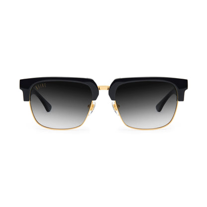 9FIVE Belmont Black & 24K Gold - Gradient Sunglasses