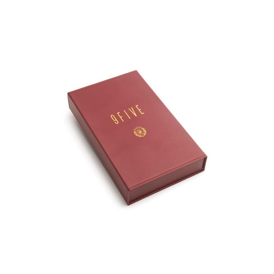 Maroon Leather Travel Case