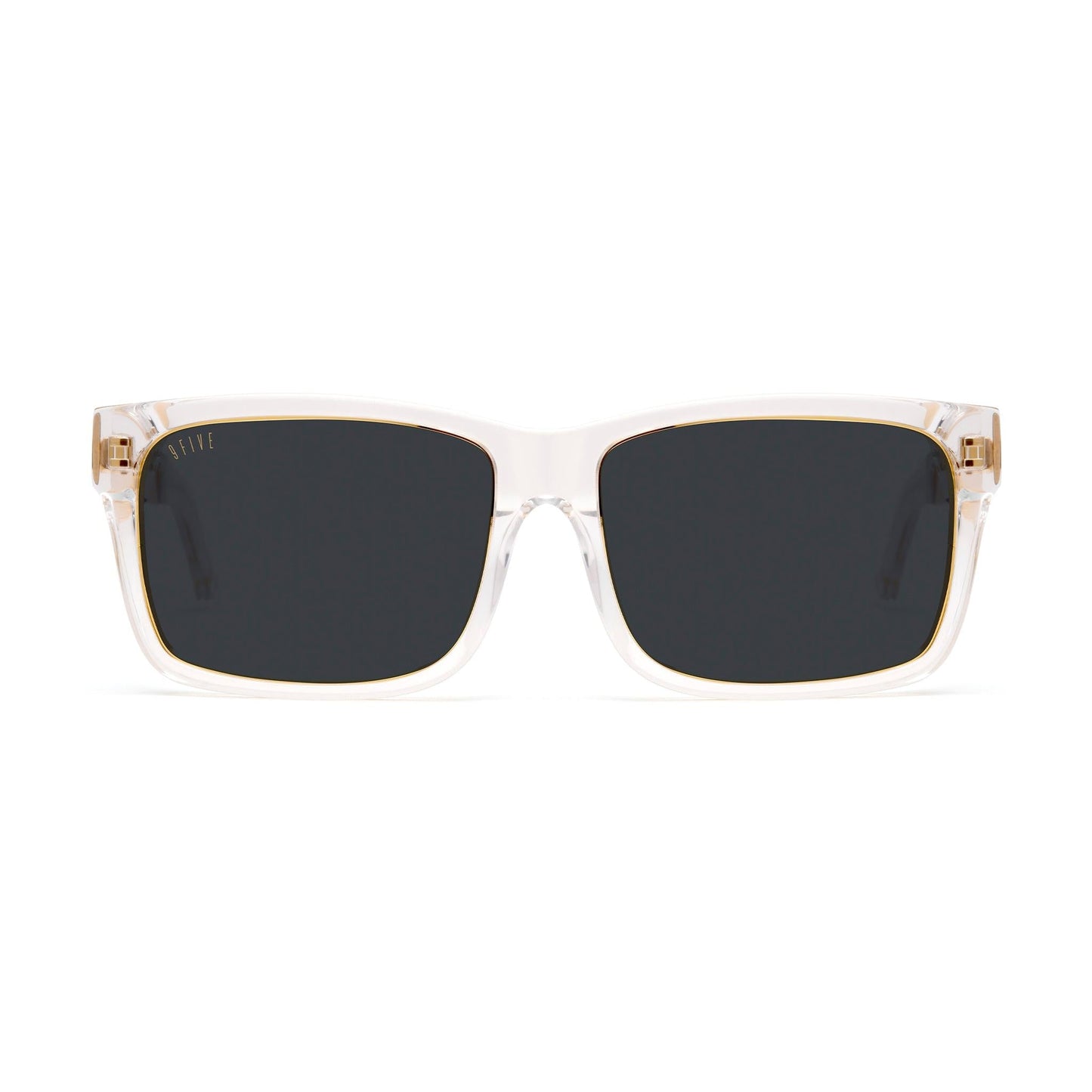 9FIVE Caps LX Crystal & 24K Gold Sunglasses