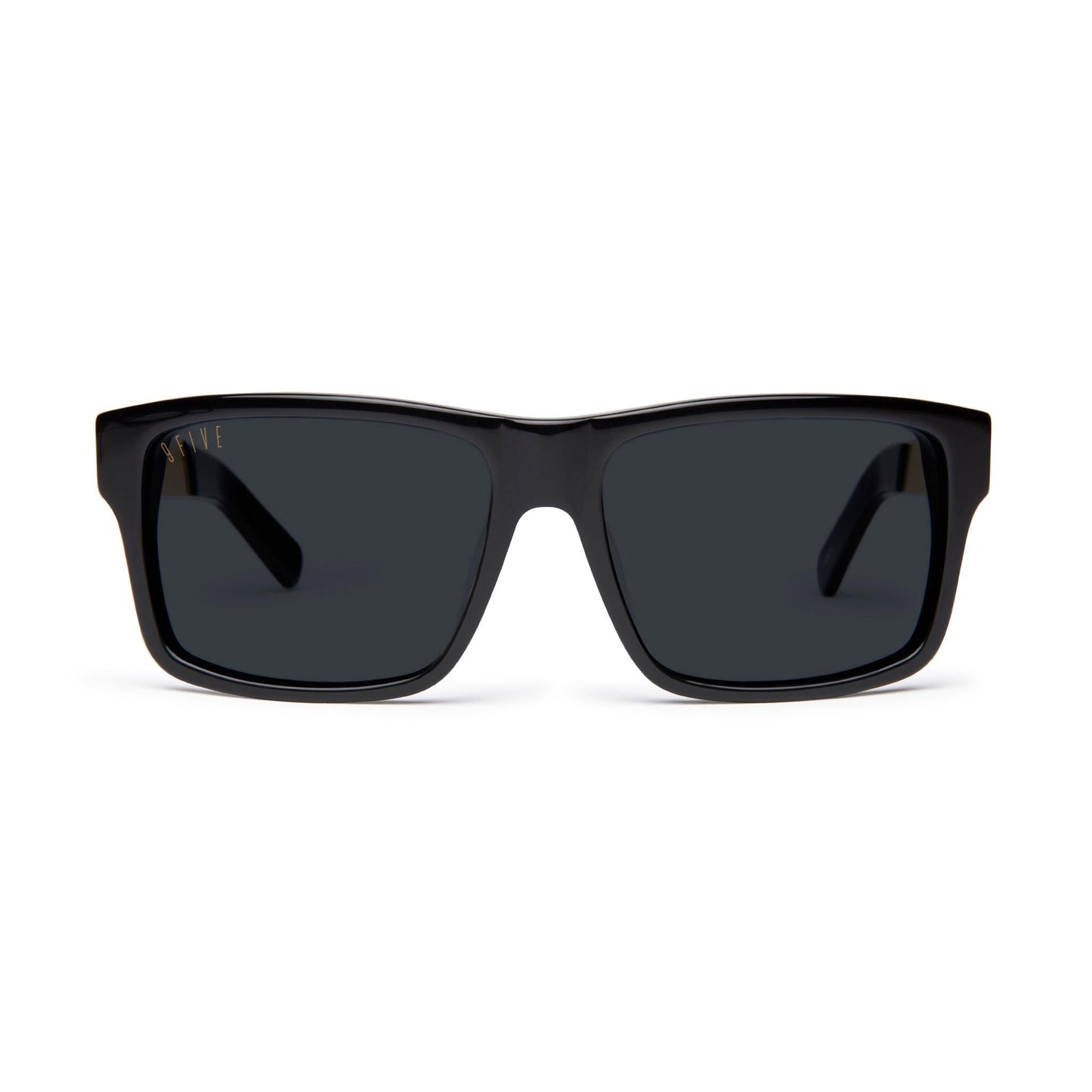 9FIVE Caps LX Black & 24K Gold Sunglasses