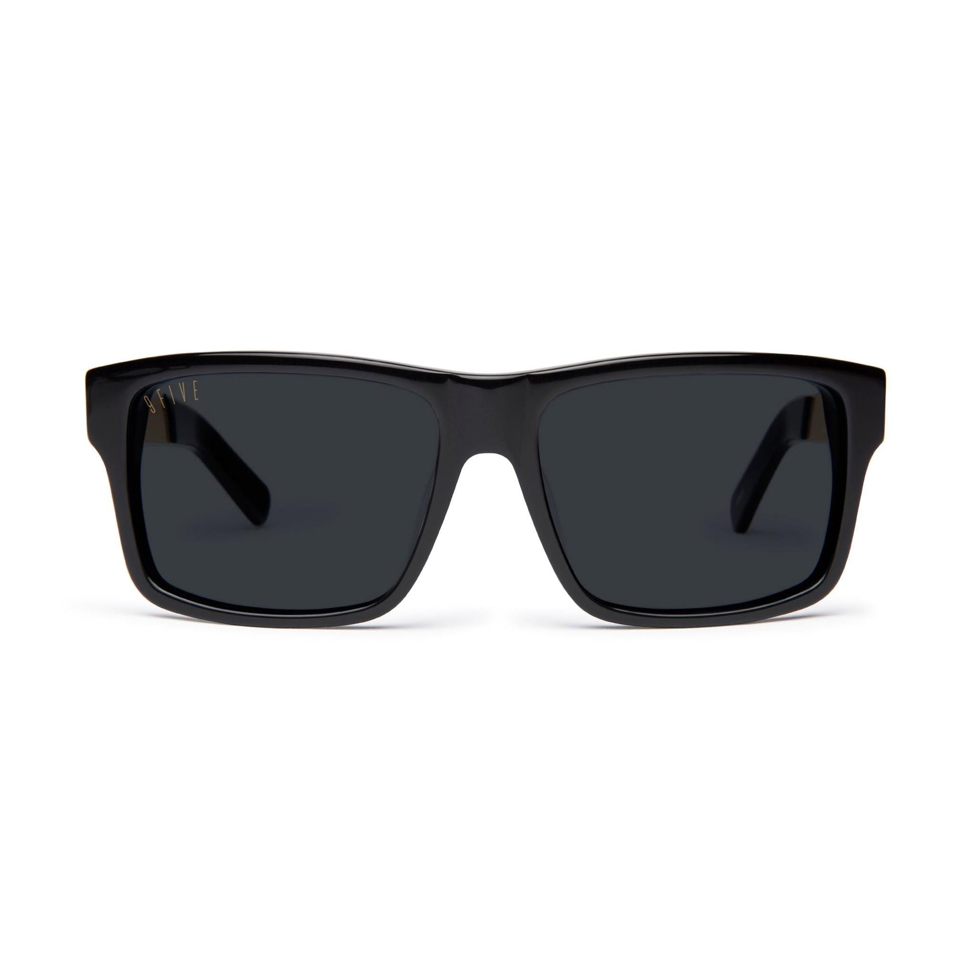 9FIVE Caps LX Black & 24K Gold Sunglasses
