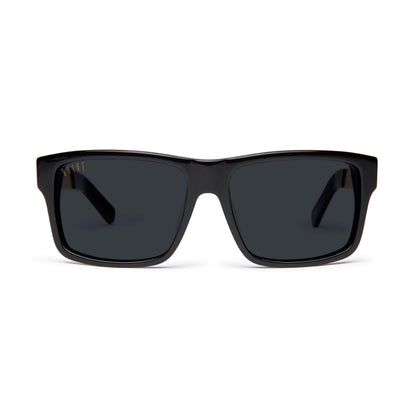 9FIVE Caps LX Black & 24K Gold Sunglasses