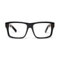 9FIVE Caps LX Black & 24K Gold Clear Lens Glasses