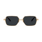 9FIVE Clarity Full Rim 24k Gold Sunglasses