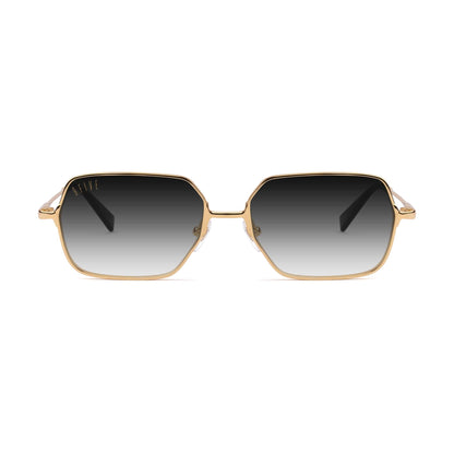 9FIVE Clarity Full Rim 24k Gold - Gradient Sunglasses
