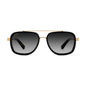 9FIVE Crowns Black & 24K Gold - Gradient Sunglasses