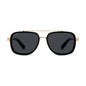 9FIVE Crowns Black & 24K Gold Sunglasses