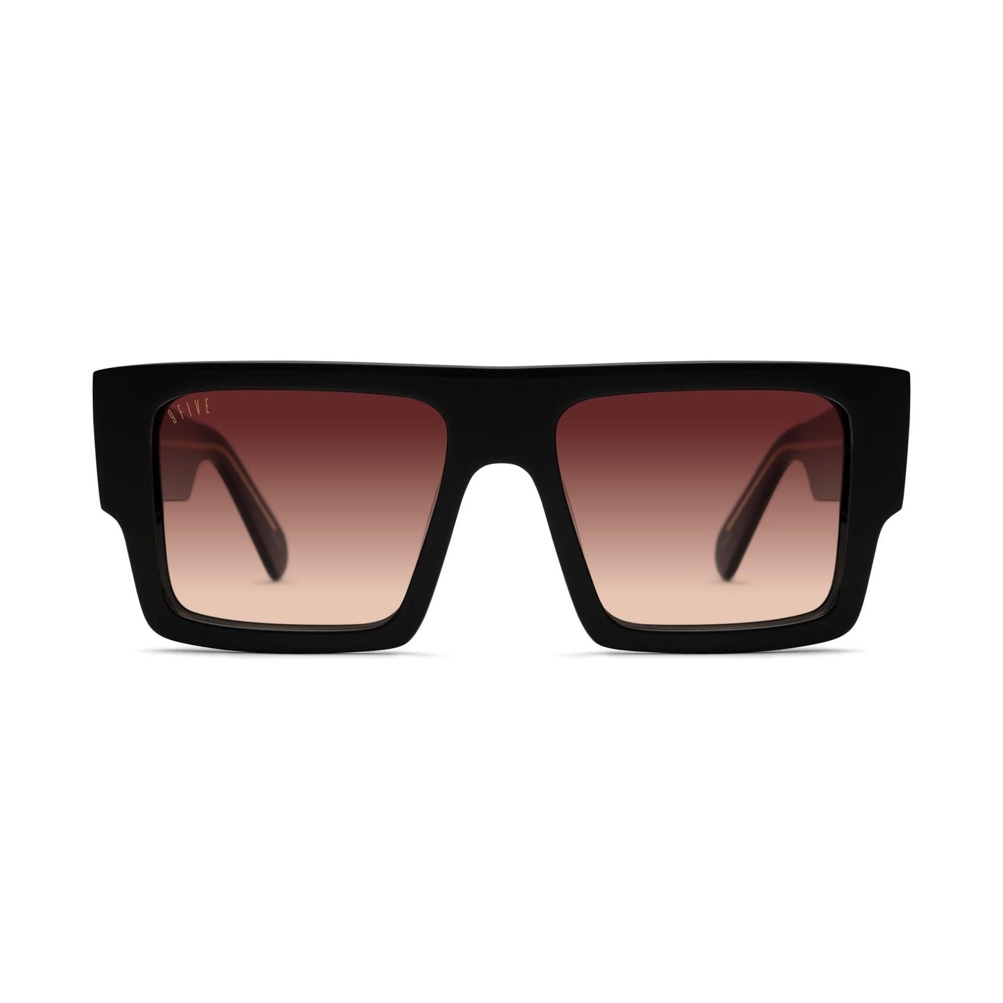 9FIVE Diego Black & 24K Gold - Sienna Gradient Sunglasses
