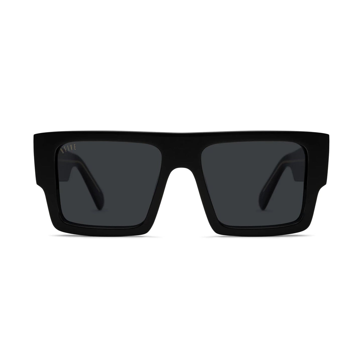 9FIVE Diego Black & 24K Gold Sunglasses