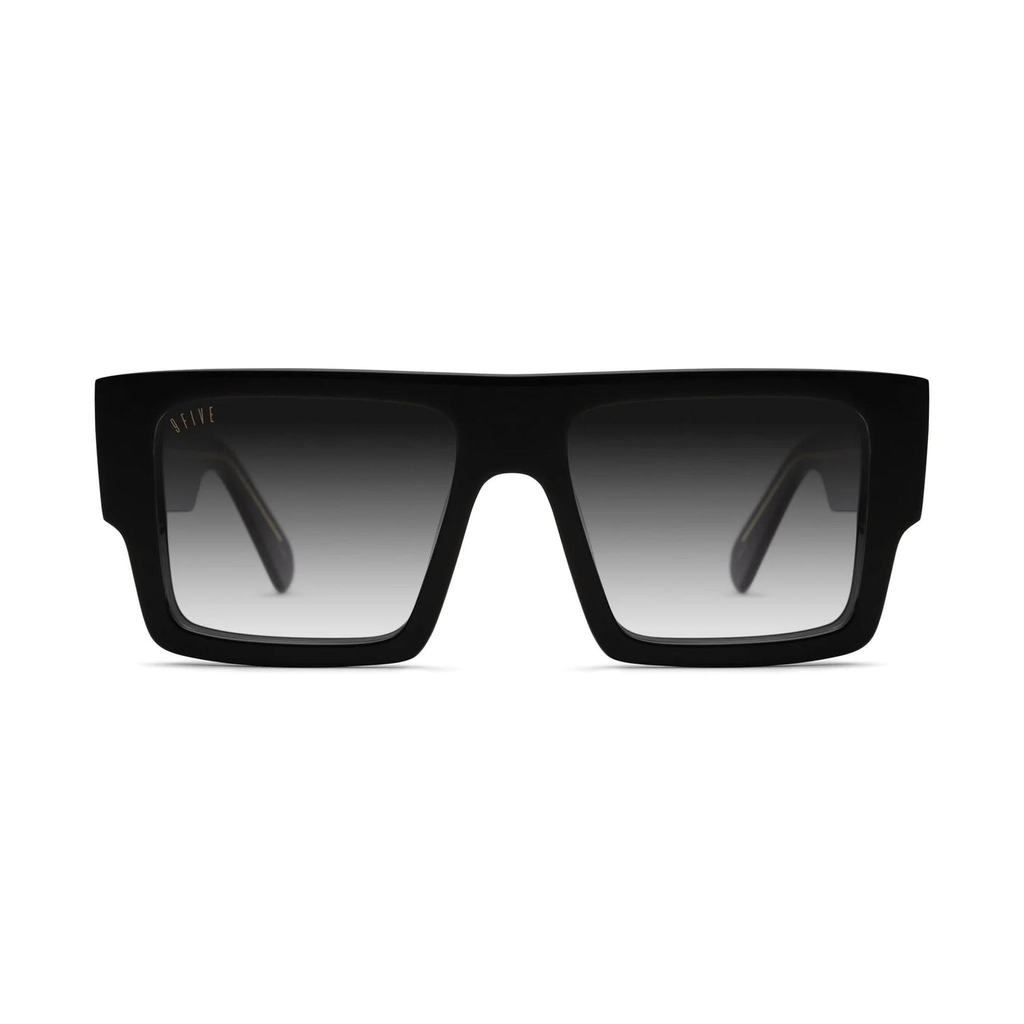 9FIVE Diego Black & 24K Gold - Gradient Sunglasses