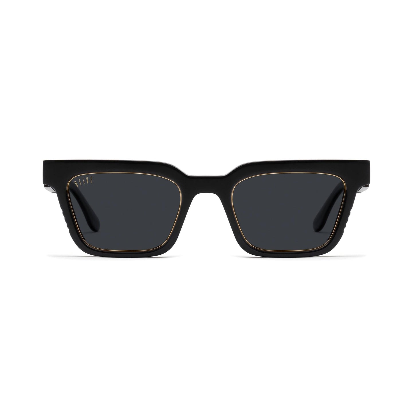 9FIVE EM4 Black & 24K Gold Sunglasses