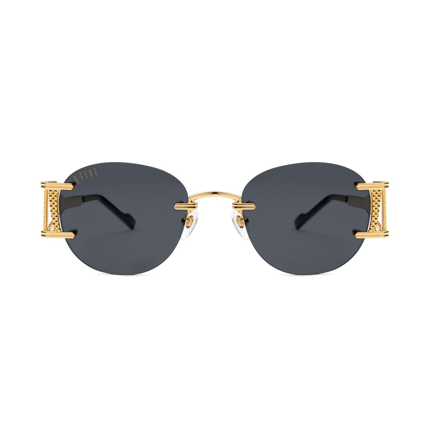 9FIVE Legacy Lite Black & 24k Gold Sunglasses