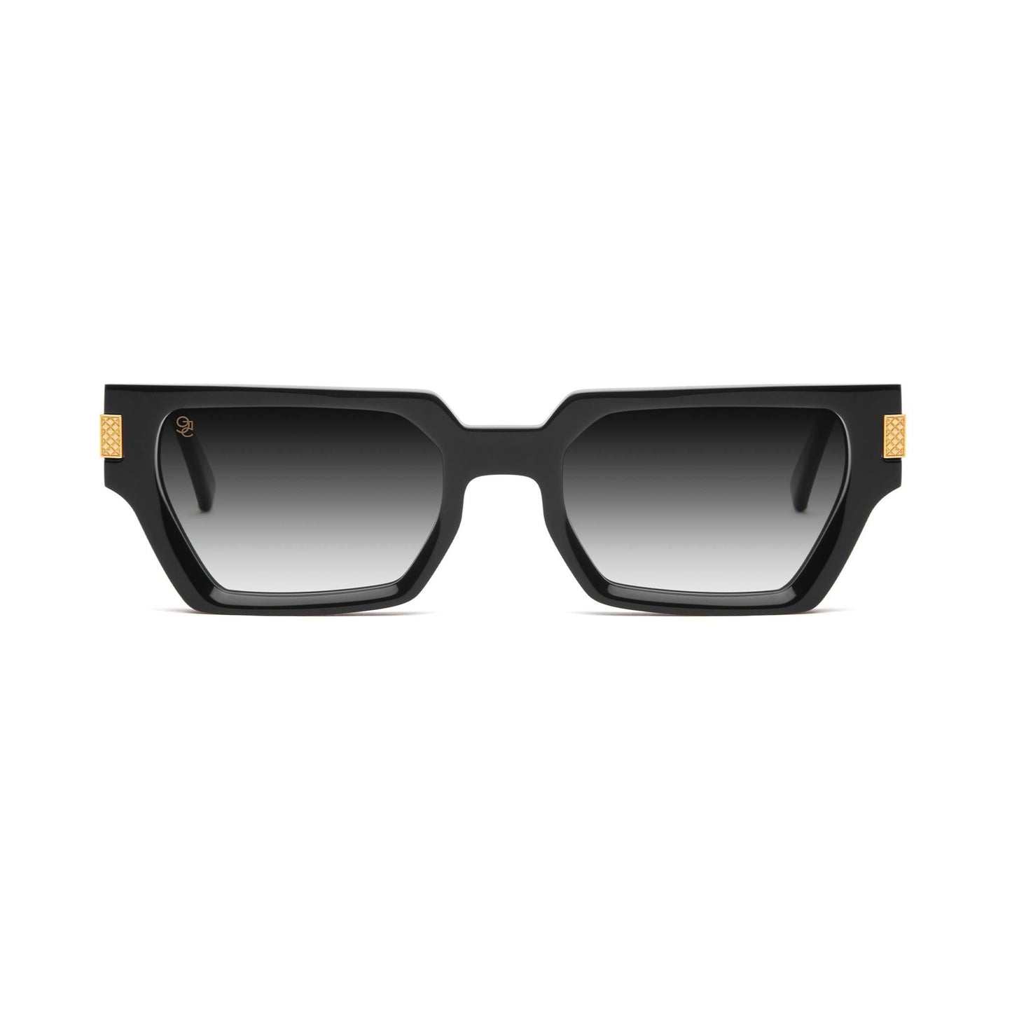 9FIVE Locks Black & 24K Gold - Gradient Sunglasses
