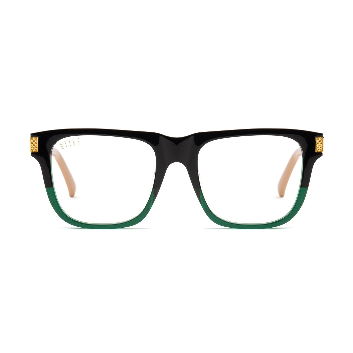9FIVE Ocean Tundra Green Clear Lens Glasses