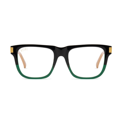9FIVE Ocean Tundra Green Clear Lens Glasses
