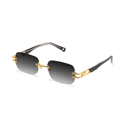 9FIVE Purity Black & 24K Gold - Gradient Sunglasses