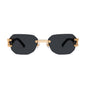 9FIVE Royals Lite Black & 24K Gold Sunglasses