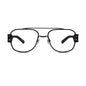 9FIVE Royals Matte Blackout Clear Lens Glasses