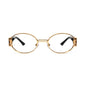 9FIVE St. James Black & 24k Gold Clear Lens Glasses9FIVE St. James Black & 24k Gold Clear Lens Glasses