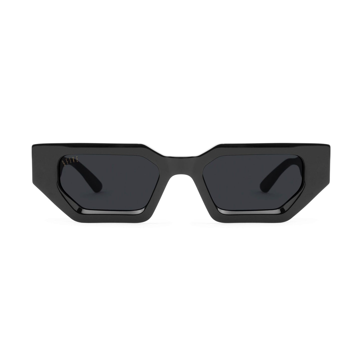 9FIVE Vincent Black & 24K Gold Sunglasses