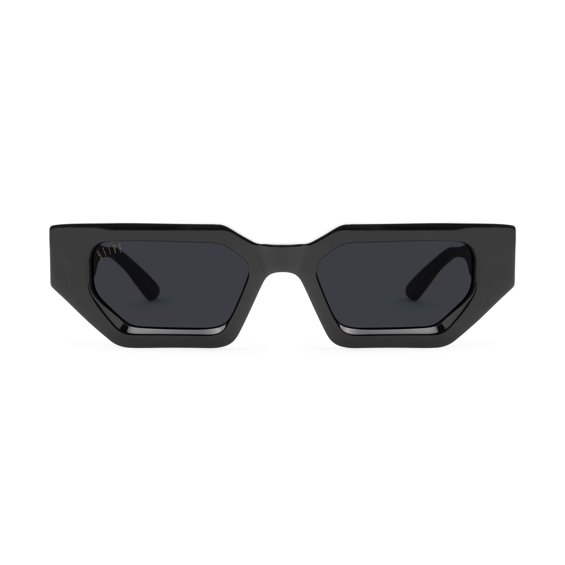 9FIVE Vincent Black & 24K Gold Sunglasses