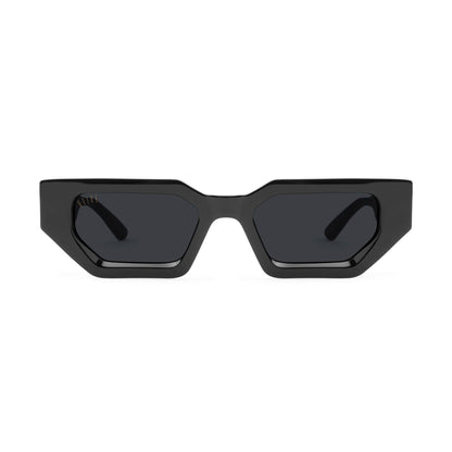 9FIVE Vincent Black & 24K Gold Sunglasses