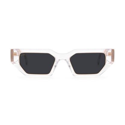 9FIVE Vincent Crystal & 24K Gold Sunglasses