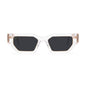 9FIVE Vincent Crystal & 24K Gold Sunglasses