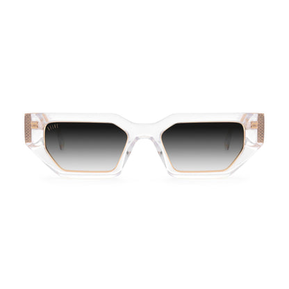 9FIVE Vincent Crystal & 24K Gold - Gradient Sunglasses
