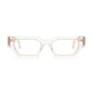9FIVE Vincent Crystal & 24K Gold - Clear Lens Glasses
